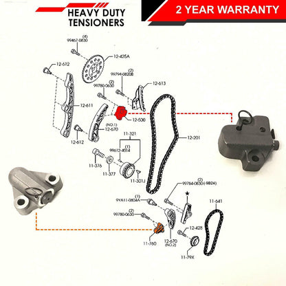 FOR MAZDA 3 6 CX7 2.2 DIESEL TIMING OIL PUMP CHAIN TENSIONER GUIDE KIT FILTER