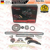 FOR MAZDA 3 6 CX7 2.2 DIESEL TIMING OIL PUMP CHAIN TENSIONER SPROCKETS GUIDE KIT