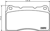 FOR MEGANE MK3 RS SPORT RS250 RS265 RS275 FRONT MINTEX RACING BRAKE PADS SET