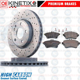 FOR MERCEDES A-CLASS A160 A180 AMG SPORT FRONT REAR BRAKE DISCS PADS 276mm 295mm