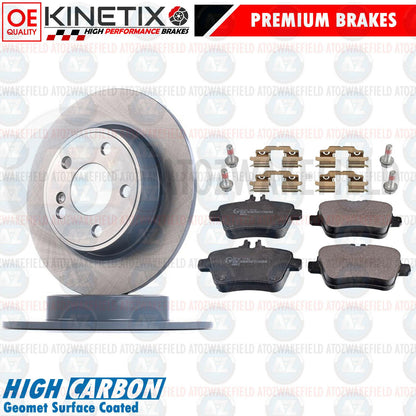 FOR MERCEDES A-CLASS A160 A180 AMG SPORT FRONT REAR BRAKE DISCS PADS 276mm 295mm