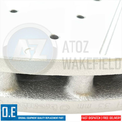 FOR MERCEDES C63 C63 S AMG FRONT BREMBO TWO-PIECE FLOATING BRAKE DISCS 390mm