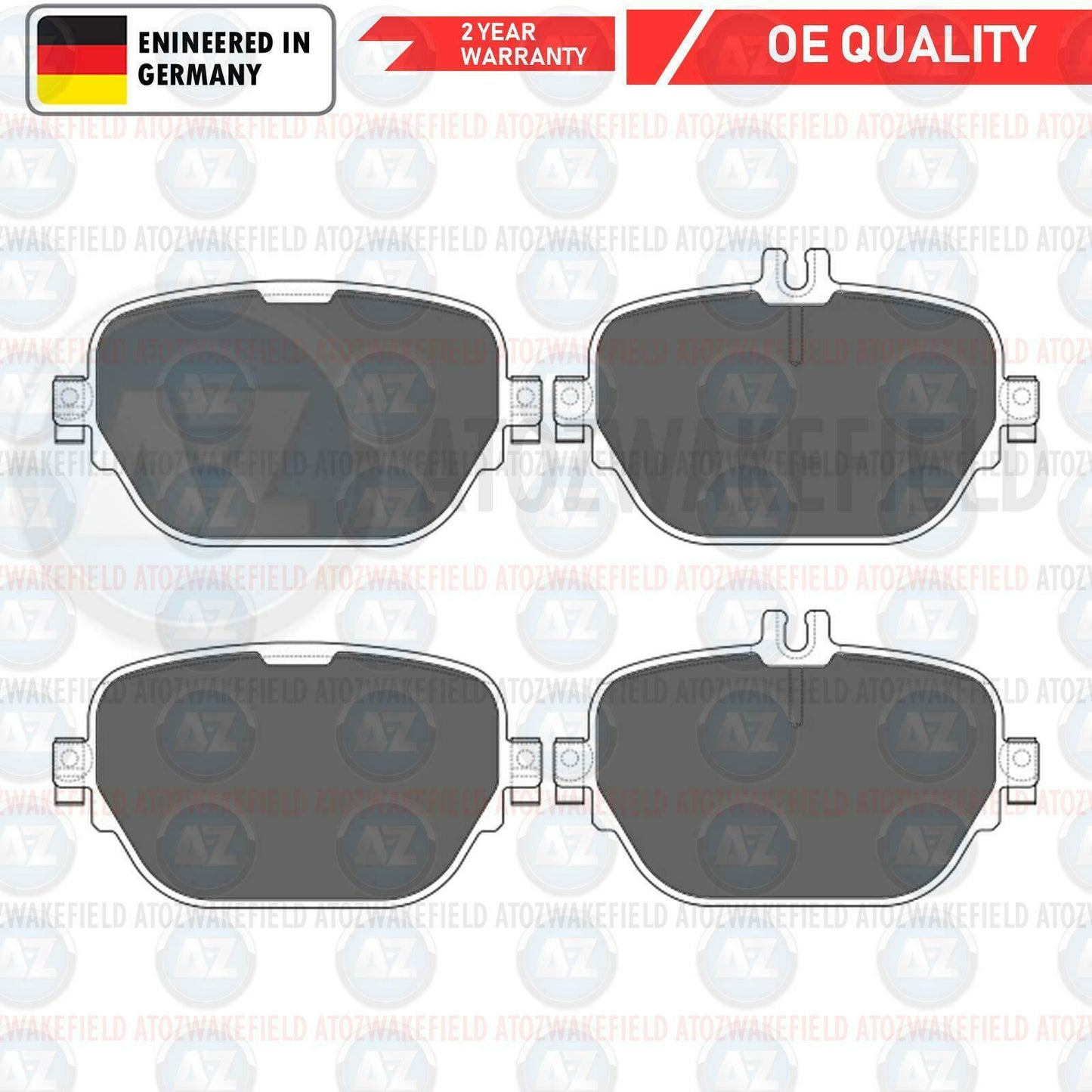 FOR MERCEDES BENZ C43 E43 GLC43 AMG REAR PREMIUM BRAKE PADS A0004208800