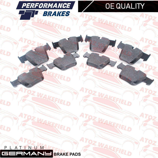 FOR MERCEDES BENZ S63 CL63 CL65 AMG W220 W221 C216 FRONT PLATINUM BRAKE PADS x8