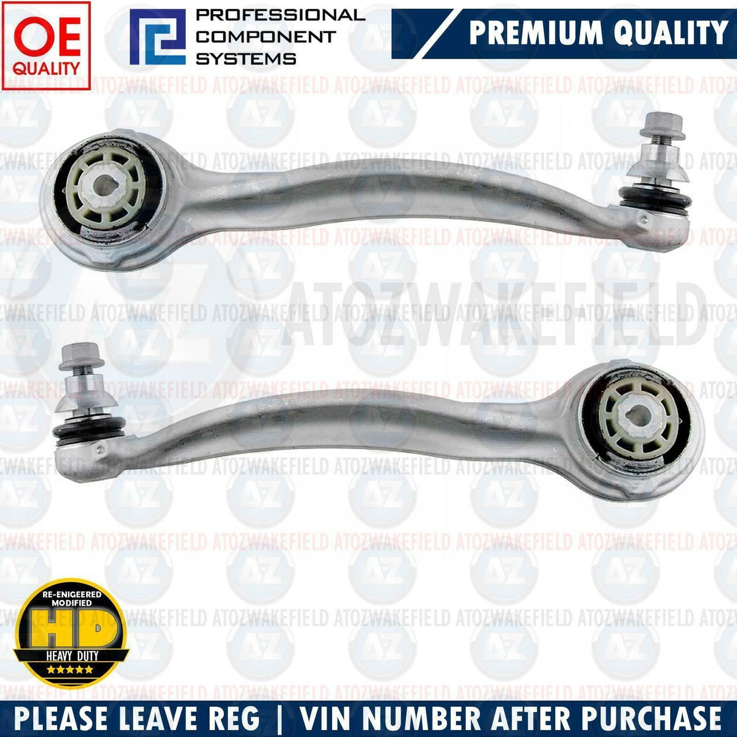 FOR MERCEDES C CLASS 13- FRONT LOWER FRONT SUSPENSION WISHBONE CONTROL ARMS PAIR
