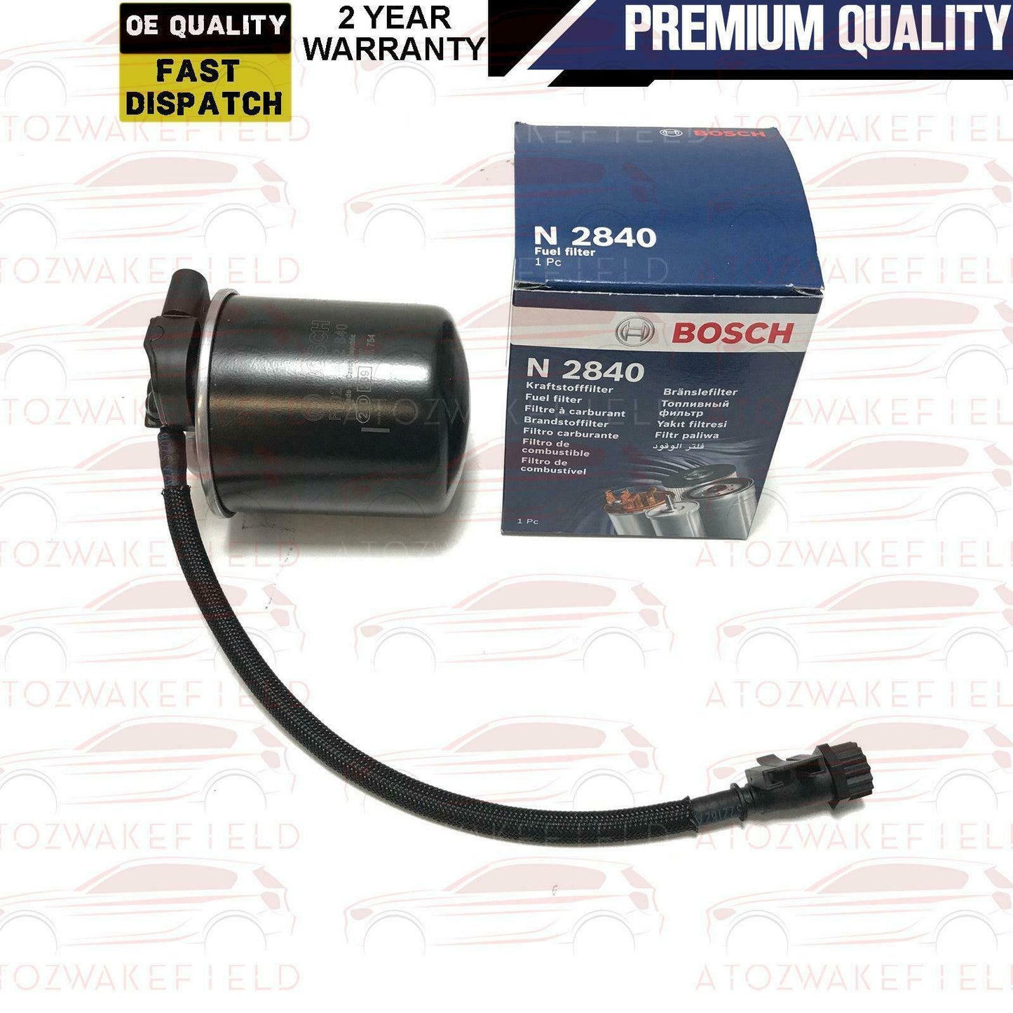 FOR MERCEDES C/E CLASS ML SPRINTER VITO GLK 2.2 DIESEL HEATER FUEL FILTER BOSCH