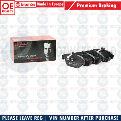 FOR MERCEDES E200 E220 E250 CGI CDI 09-16 REAR BREMBO BRAKE PADS SET RR NEW