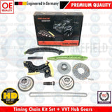 FOR MERCEDES C200 E200 SL250 SLK200 KOMPRESSOR TIMING CHAIN KIT VVT CAM GEARS