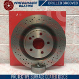 FOR MERCEDES C63 AMG W204 S204 C204 GENUINE BREMBO REAR BRAKE DISCS PAIR 330mm