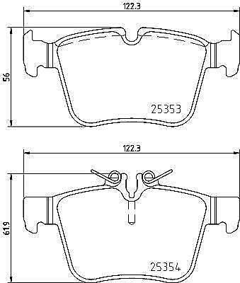 FOR MERCEDES C-CLASS C250 W205 S205 AMG SPORT FRONT REAR MINTEX BRAKE PADS 2014-