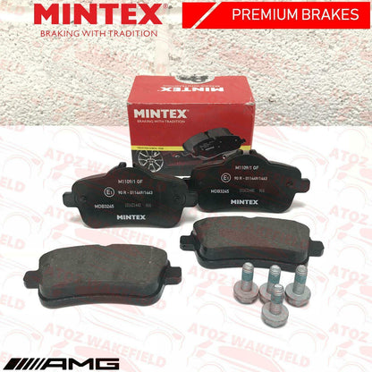 FOR MERCEDES CLA45 A45 GLA45 AMG REAR PREMIUM MINTEX BRAKE PADS SET 0074207720