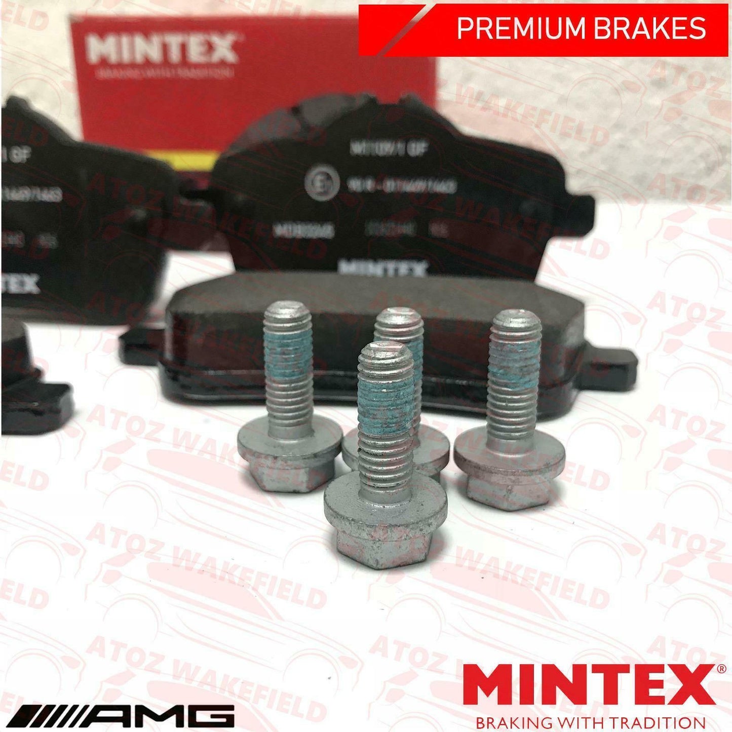 FOR MERCEDES CLA45 A45 GLA45 AMG REAR PREMIUM MINTEX BRAKE PADS SET 0074207720