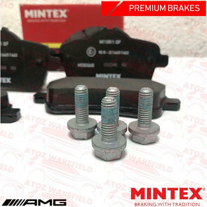 FOR MERCEDES CLA45 A45 GLA45 AMG REAR PREMIUM MINTEX BRAKE PADS SET 0074207720