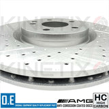 FOR MERCEDES CLA45 AMG 13-19 FRONT BRAKE DISCS TEXTAR PADS WEAR SENSOR 350mm