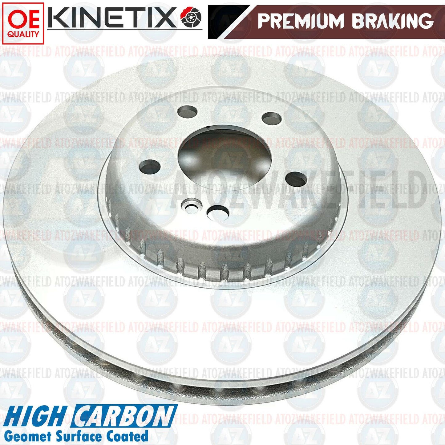 FOR MERCEDES E-CLASS 16- FRONT PREMIUM HIGH CARBON BRAKE DISCS PADS 330mm COATED