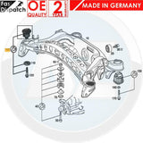 FOR MERCEDES E-CLASS W210 S210 97-03 REAR AXLE SUBFRAME HUB FRONT BUSH BUSHING