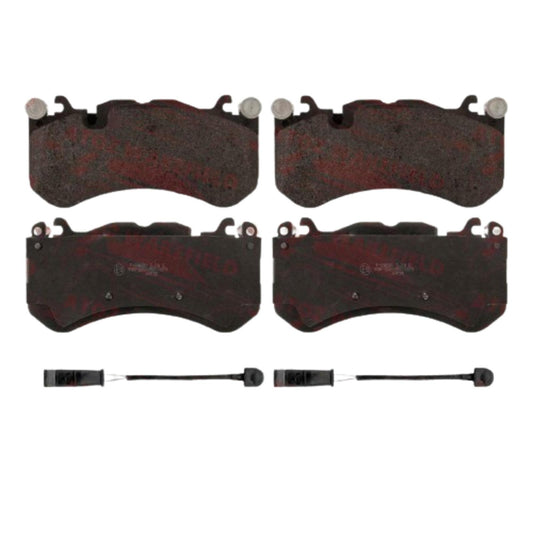 FOR MERCEDES GLE63 ML63 GL63 AMG FRONT PLATINUM BRAKE PADS WIRE SENSORS