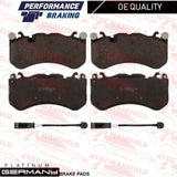 FOR MERCEDES G63 AMG W643 FRONT PLATINUM BRAKE PADS WIRE SENSORS