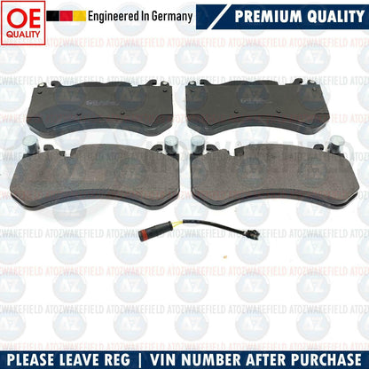 FOR MERCEDES GLE63 ML63 GL63 GLE43 AMG FRONT GERMAN BRAKE PADS WEAR WIRE SENSOR