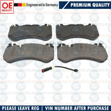 FOR MERCEDES GLE63 ML63 GL63 GLE43 AMG FRONT GERMAN BRAKE PADS WEAR WIRE SENSOR