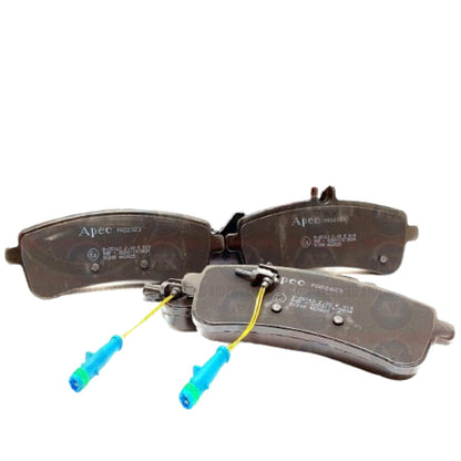 FOR MERCEDES S-CLASS S600 PREMIUM REAR APEC BRAKE PADS WEAR WIRE SENSORS