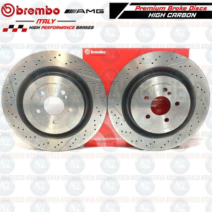 FOR MERCEDES AMG GT C63 C63S E63 E63S S63 S65 BREMBO FRONT REAR BRAKE DISCS F/R