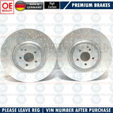 FOR MERCEDES S63 S65 CL63 CL65 AMG FRONT REAR DIMPLED BRAKE DISCS 390mm 365mm