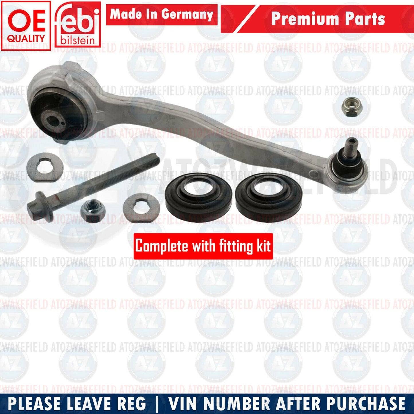 FOR MERCEDES SLK 11- FEBI BILSTEIN FRONT SUSPENSION WISHBONE TRACK CONTROL ARMS