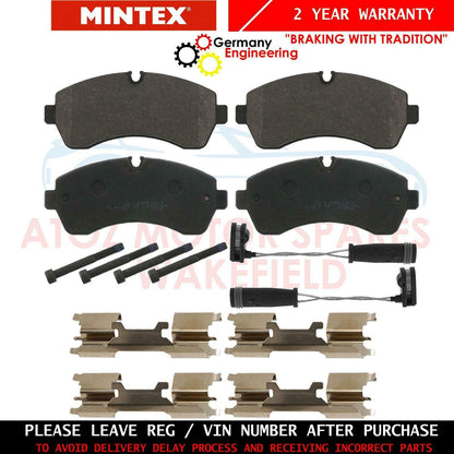 FOR MERCEDES SPRINTER 06- FRONT BRAKE DISCS MINTEX BRAKE PAD PADS SENSORS 300mm
