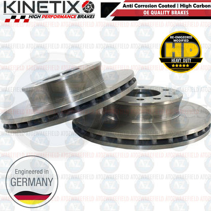 FOR MERCEDES SPRINTER VW CRAFTER 06-> FRONT OE QUALITY BRAKE DISCS & PADS 300mm
