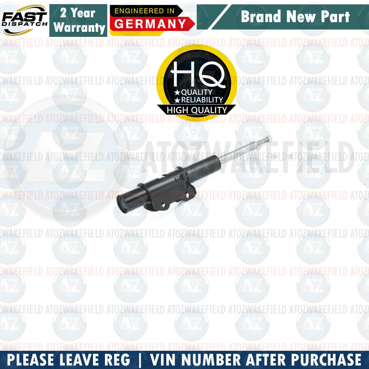 FOR MERCEDES SPRINTER VW CRAFTER FRONT AXLE SHOCKERS SHOCK ABSORBERS PAIR NEW