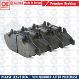 FOR MERCEDES VIANO MIXTO VITO (W639) FRONT BREMBO BRAKE PADS SET FR NEW