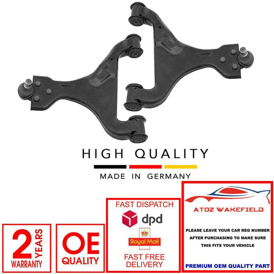 FOR MERCEDES VITO 04-11 2 FRONT LOWER SUSPENSION WISHBONE TRACK CONTROL ARMS