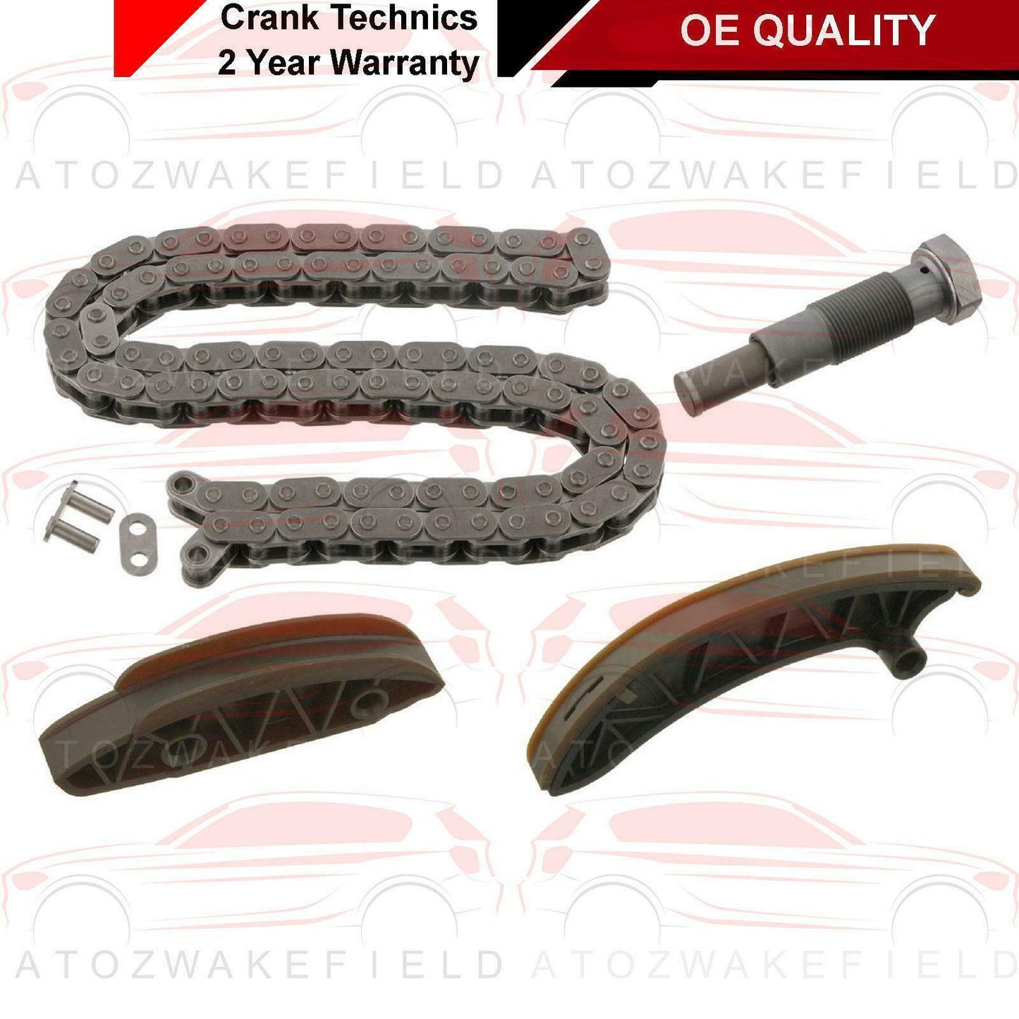 FOR VARIOUS MERCEDES CDi DIESEL ENGINE TIMING CHAIN TENSIONER GUIDE RAILS KIT