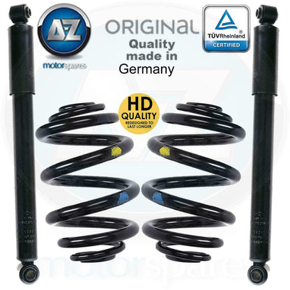 FOR MERCEDES VITO W638 1996-2003 REAR SHOCK ABSORBERS SHOCKERS COIL SPRINGS KIT