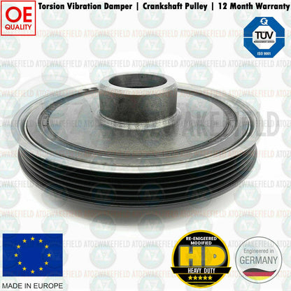 FOR MINI COOPER SD R56 CRANKSHAFT PULLEY DAMPER DRIVE BELT & BOLTS 11238477129