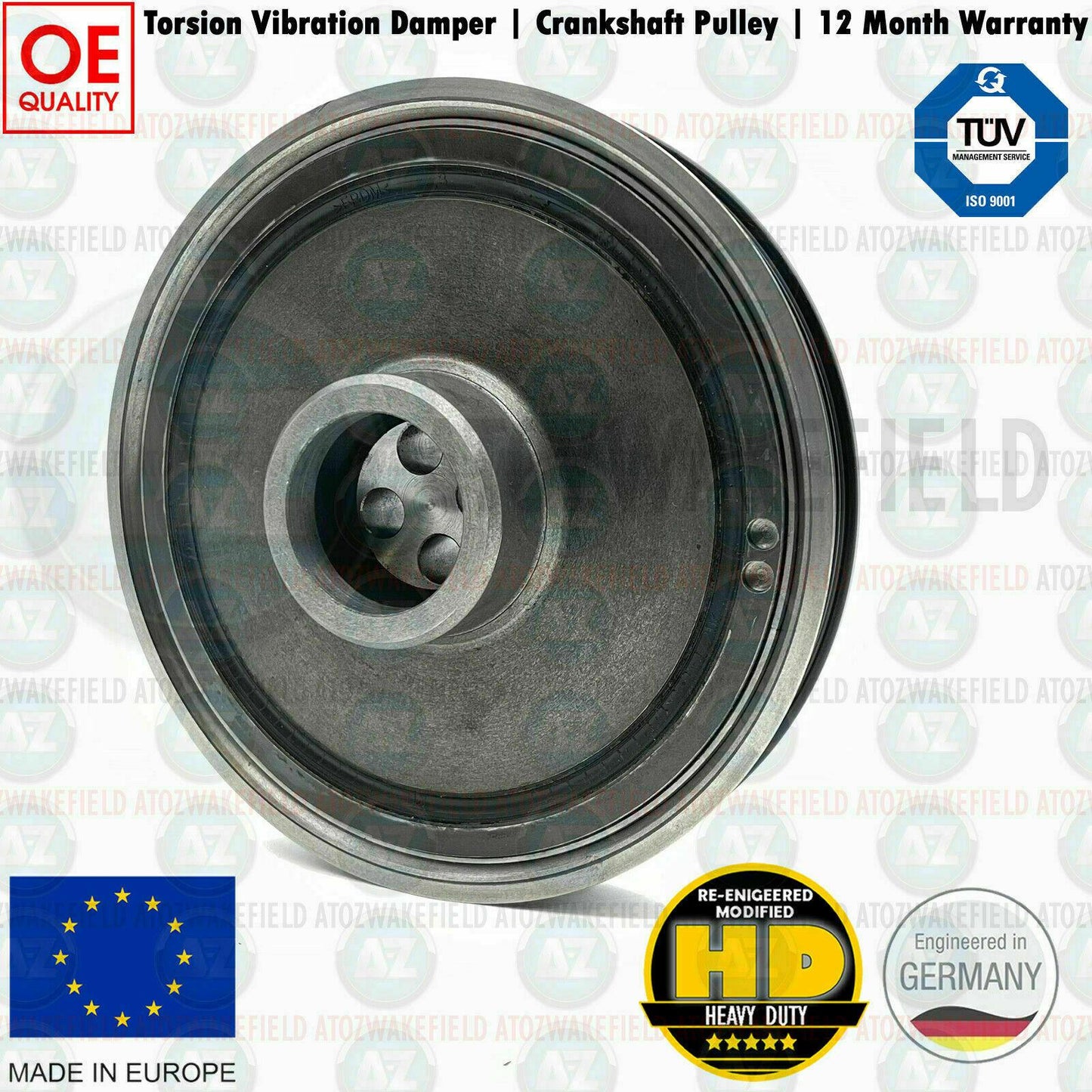 FOR MINI PACEMAN COOPER SD R61 TORSION VIBRATION DAMPER CRANK SHAFT PULLEY TVD