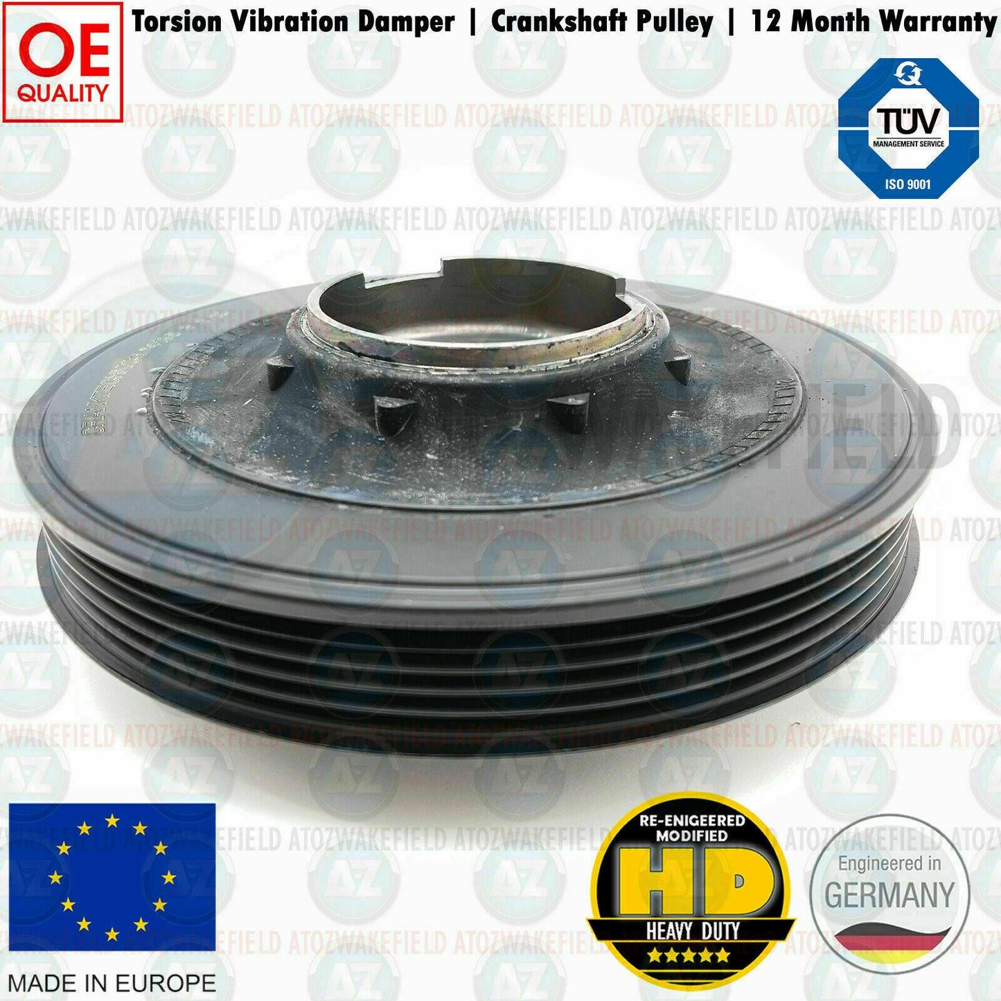FOR MINI COUNTRYMAN COOPER D R60 TORSION VIBRATION DAMPER CRANK SHAFT PULLEY TVD