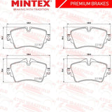 FRONT MINTEX PREMIUM MDB3734 BRAKE PADS SET FOR MINI F54 F55 F56 F57 F60