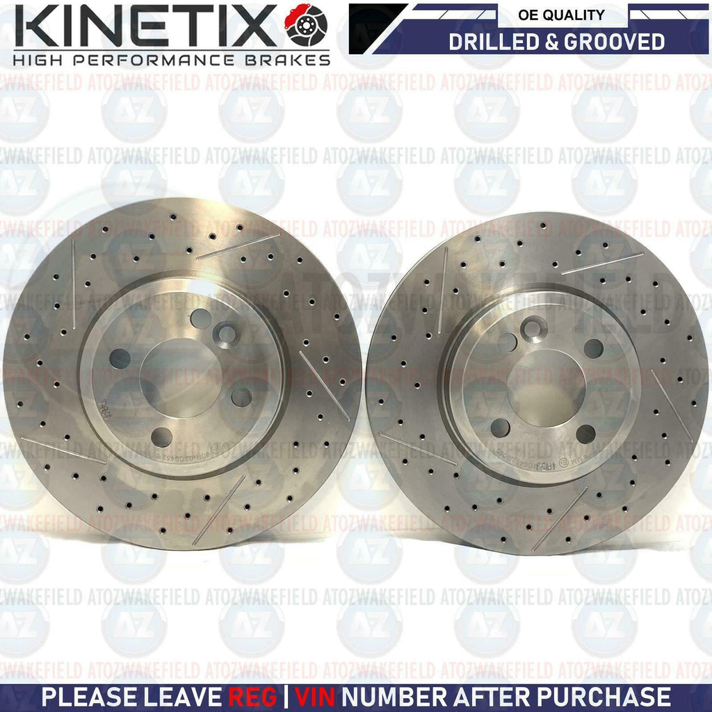 FOR MINI COOPER S JCW R55 R56 R57 R58 FRONT DRILLED GROOVED BRAKE DISCS 294mm