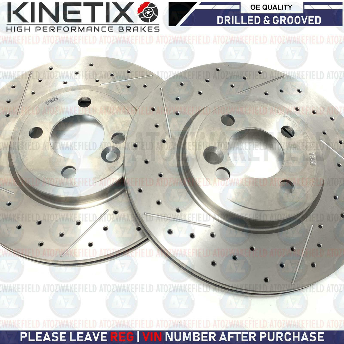 FOR MINI COOPER S R59 FRONT DRILLED GROOVED BRAKE DISCS MINTEX PADS WIRE 294mm