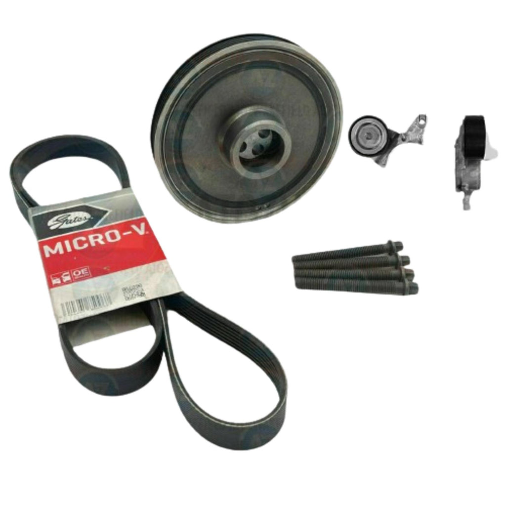 Belt tensioner vibration discount