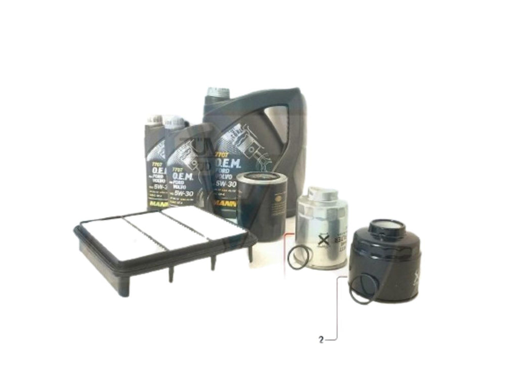 FOR MITSUBISHI L200 2.5 06-12 5W30 FULLY SYNTH OIL AIR FUEL FILTER SERVICE KIT
