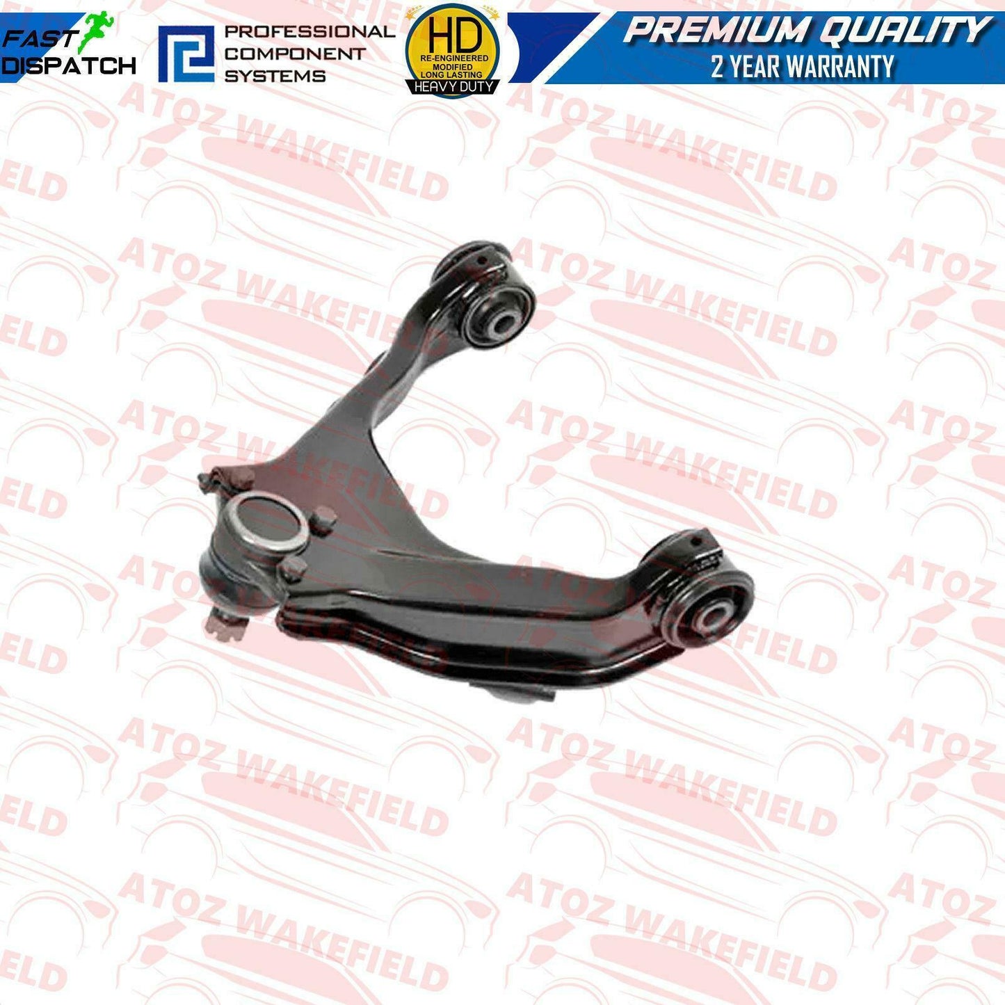 FOR MITSUBISHI L200 FRONT UPPER LEFT RIGHT SUSPENSION WISHBONE CONTROL ARMS PAIR