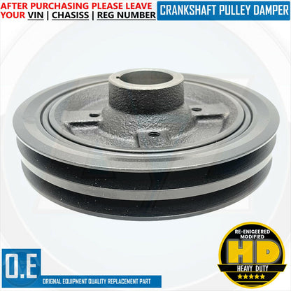 FOR MITSUBISHI L200 SHOGUN SPORT 2.5 TD 4D56 DIESEL CRANKSHAFT PULLEY DAMPER