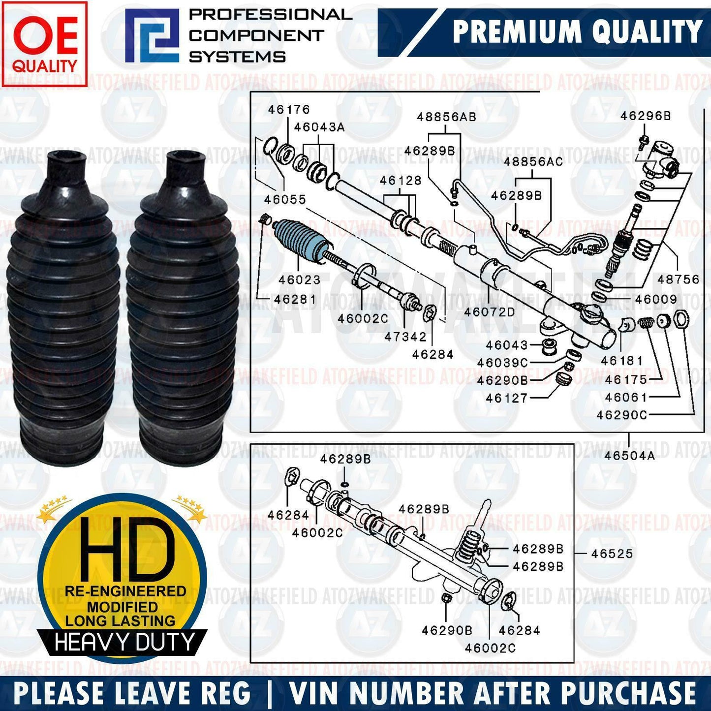 FOR MITSUBISHI LANCER MK7 OUTLANDER MK1 STEERING TIE ROD END X2 FRONT LH RH