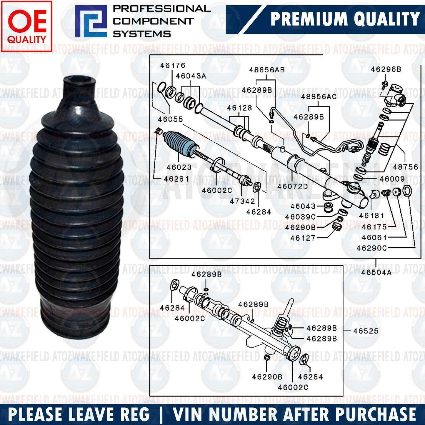 FOR MITSUBISHI LANCER MK7 OUTLANDER MK1 STEERING TIE ROD END X2 FRONT LH RH
