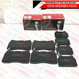 FOR MITSUBISHI LANCER EVO 10 X FQ300 FQ330 FQ360 FQ400 GENUINE BREMBO BRAKE PADS