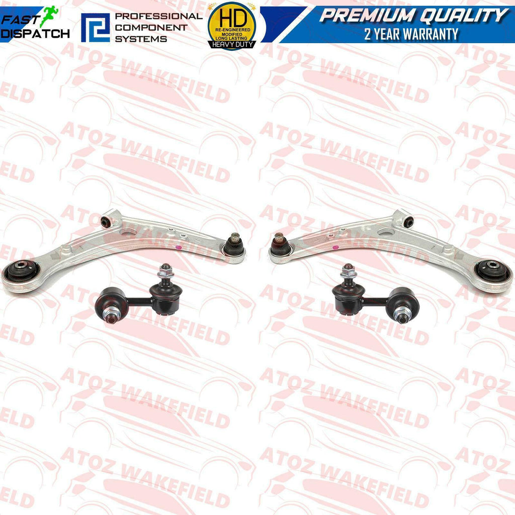 FOR MITSUBISHI LANCER EVO 7 8 9 FRONT LOWER LH RH SUSPENSION CONTROL ARMS LINKS