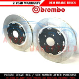 FOR MITSUBISHI LANCER EVO X 10 FRONT BREMBO 2 PIECE FLOATING BRAKE DISCS 350mm